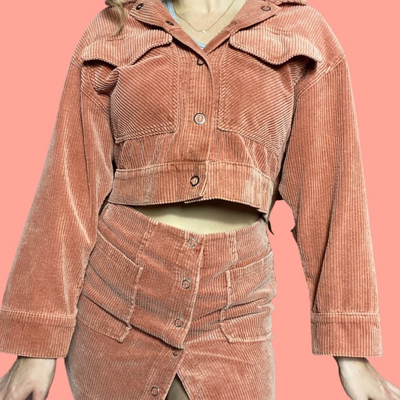 Pink corduroy set - Picture 3 of 3